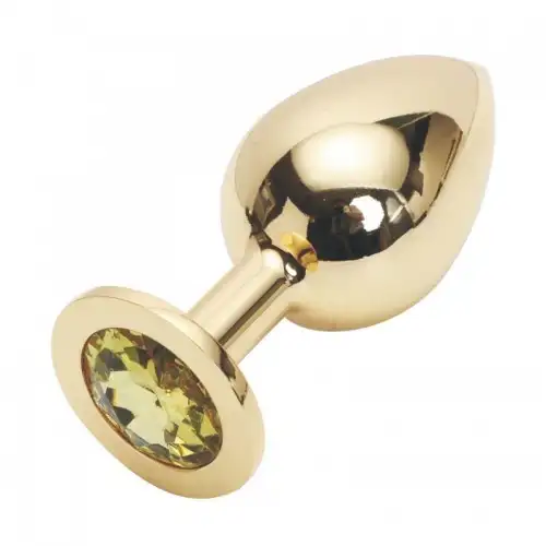 Фото HSY, Китай Большая золотистая пробка со стразом Gold Yellow L