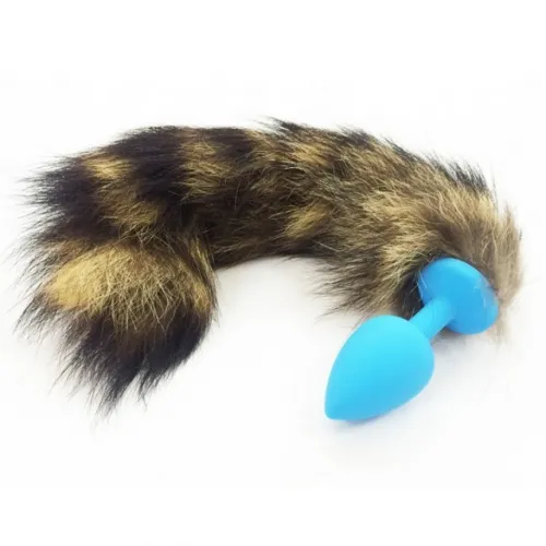 Фото HSY, Китай Хвостик с силиконовой голубой пробкой