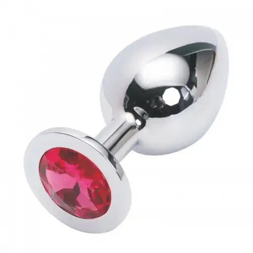 Фото HSY, Китай Стальная пробка Jewelry Plug Medium Silver фуксия