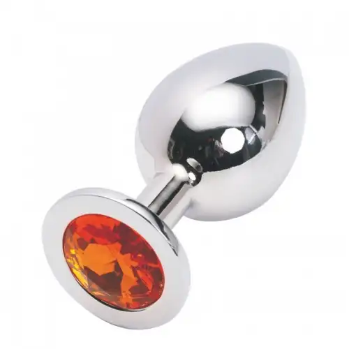 Изображение HSY, Китай Стальная пробка Jewelry Plug Medium Silver оранжевая