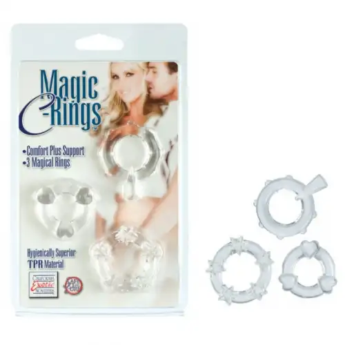 Фото  Колечки прозрачные Magic C-Rings