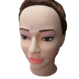 Кукла шатенка для секса с вибрацией 3D Face Love Doll
