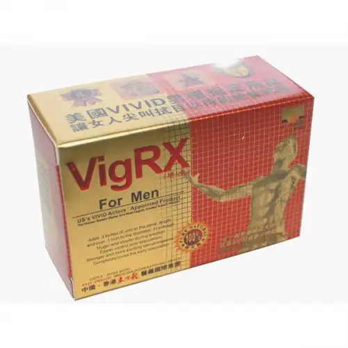 Фото  Мужские возбуждающие таблетки VigRX Gold 6шт