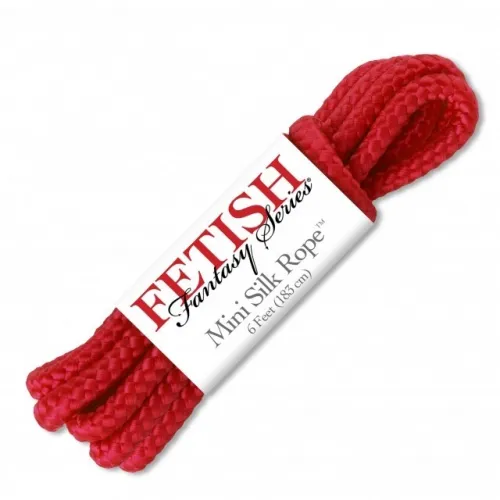 Изображение PipeDream, США Бондажная верёвка FF Mini Silk Rope красная
