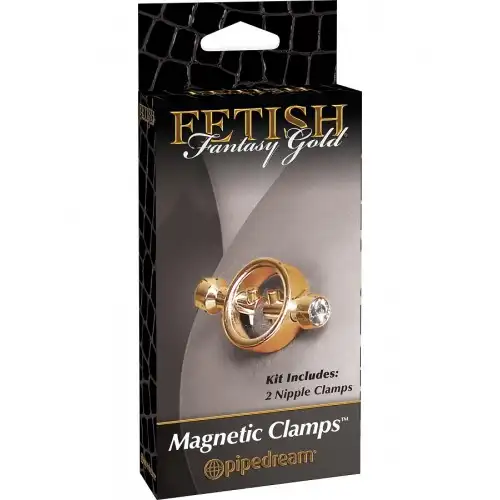 Фото PipeDream, США Зажимы для сосков FF Gold Magnetic Clamps
