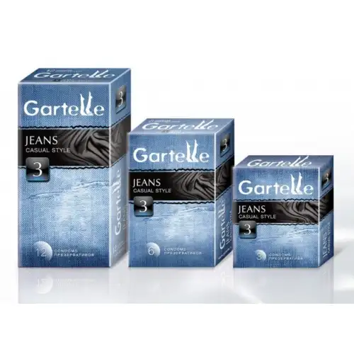 Фото  Презервативы Gartelle №12 Jeans casual style