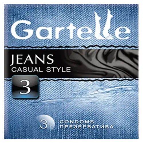 Изображение  Презервативы Gartelle № 3 Jeans casual style
