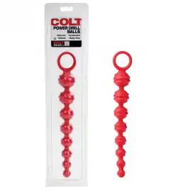 Рельефная цепь Colt из красного силикона