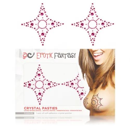 Фото  Розовые кристалл пэстисы Pink Star