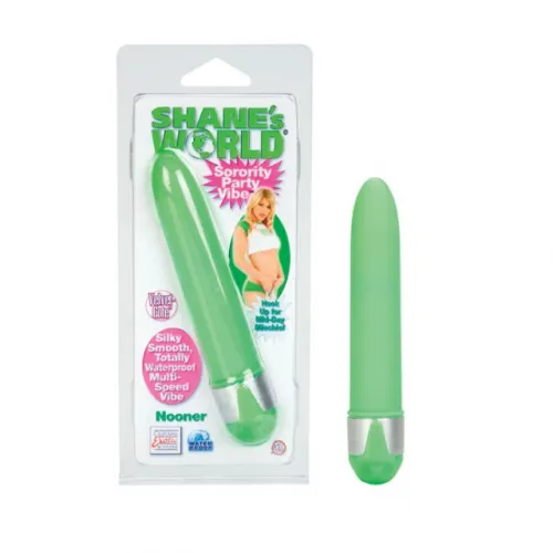 Фото  Салатовый вибратор 4 75in Shanes World