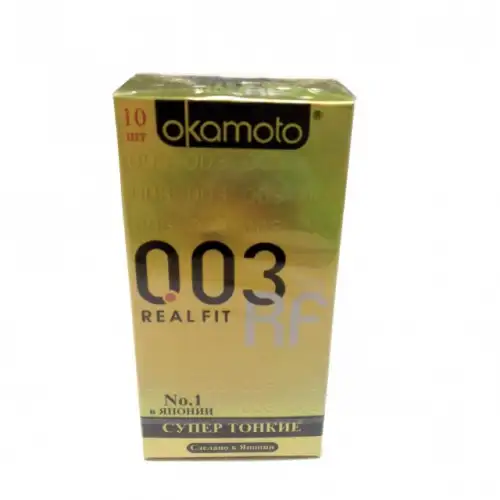 Изображение  Супер тонкие презервативы Okamoto Real Fit 003 10 шт