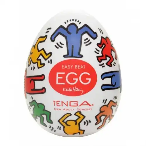 Изображение Tenga, Япония Мастурбатор яйцо Tenga Egg Keith Haring Dance