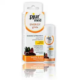 Тонизирующий натуральный лубрикант с имбирем и какао Pjur Med Energy glide 30 ml