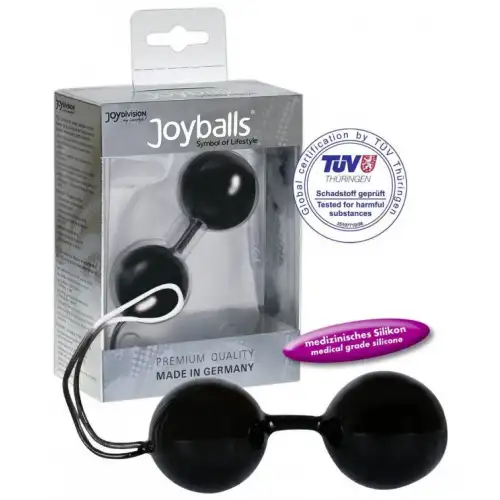 Фото  Вагинальные шарики Joyballs черные