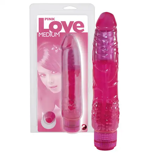 Изображение  Вибратор Pink Love средний