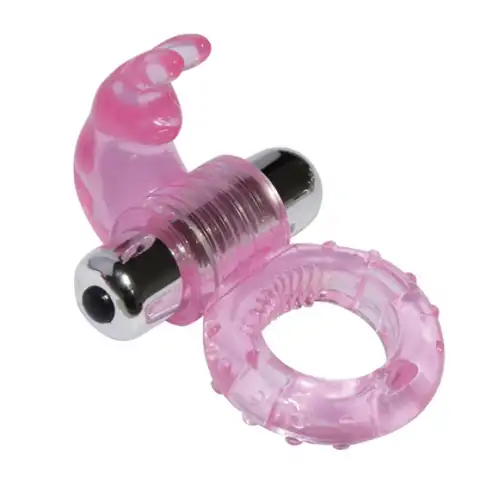 Фото  Виброкольцо розовое 7 Speed Rabbit Cock Ring