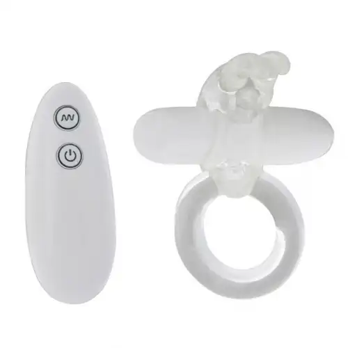 Фото  Виброкольцо с дистанционым управлением Vibrating Rabbit Cockring