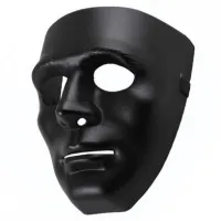 Фото  Чёрная маска на всё лицо