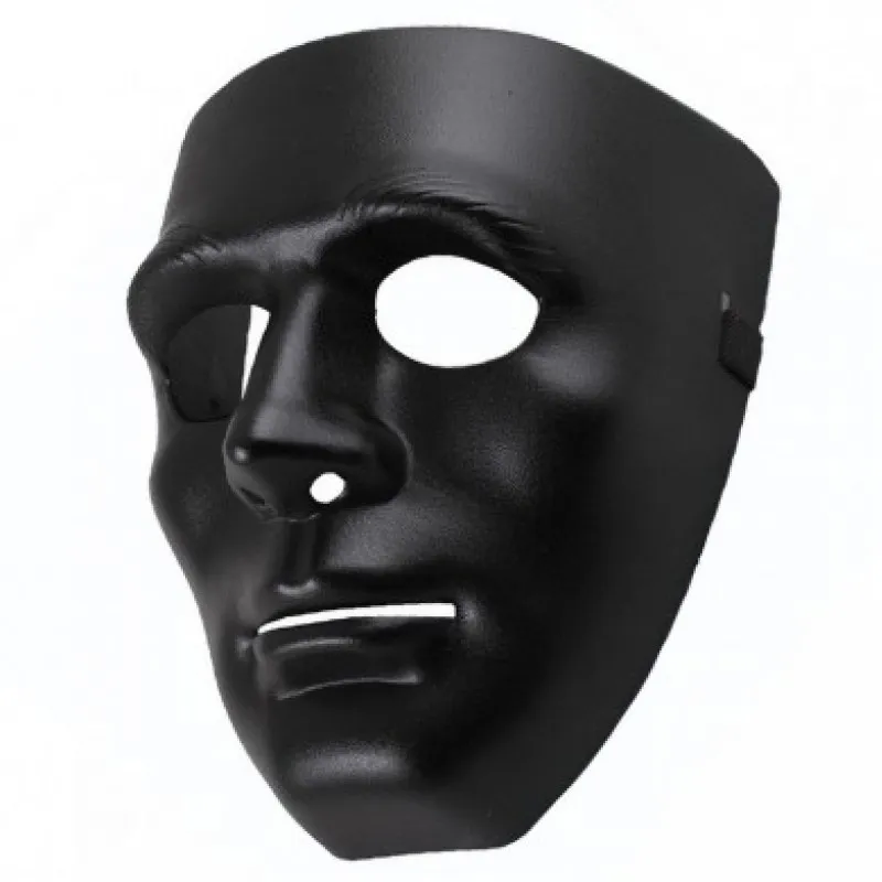 Фото  Чёрная маска на всё лицо