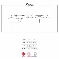 Изображение Obsessive, Польша Белые кружевные трусики-стринги Etheria L/XL