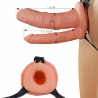Изображение Lovetoy, Китай Фаллопротез для двойного проникновения Unisex Hollow Double с вибрацией