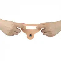 Изображение Lovetoy, Китай Насадка для двойного проникновения с вибрацией The Ultra Soft Double 14 см