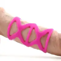 Изображение California Exotic Novelties, США Насадки на пенис из силикона розовые Lover s Cage Posh