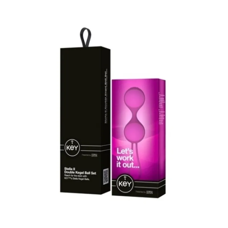 Изображение  Вагинальные шарики Key Stella II pink