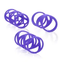 Фото California Exotic Novelties, США Насадки на пенис из силикона фиолетовые Lover s Cage Posh