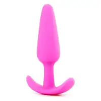 Изображение  Розовая силиконовая пробка Mood Naughty medium