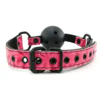 Фото  Дизайнерский дышащий красный кляп Luxury Fetish Ballgag