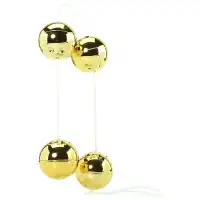 Изображение PipeDream, США Четыре вагинальных шарика с вибрацией Gold Vibro Balls Set