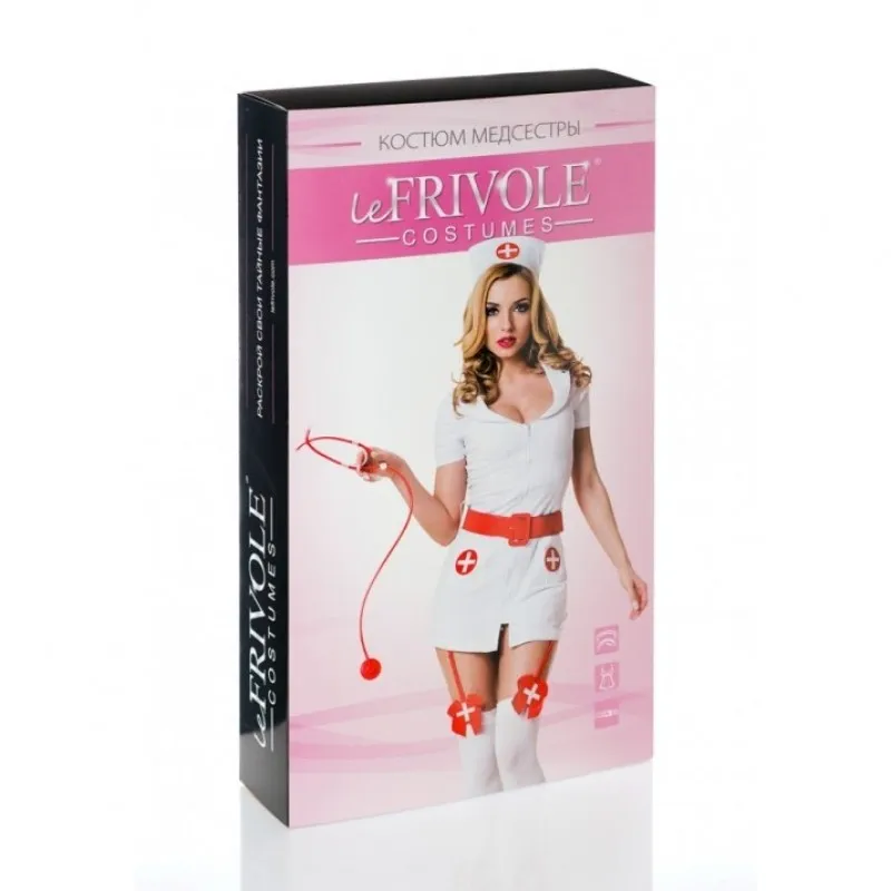 Фото LE FRIVOLE Костюм Похотливая медсестра M/L