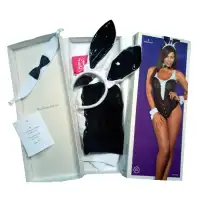 Изображение Obsessive, Польша Эротическое боди кролика с ушками Bunny teddy S/M