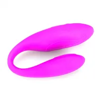 Фото We-Vibe, Канада Вибратор для двоих Pleasure Double Dolphin перезаряжаемый (We-vibe 2)