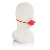 Фото  Кляп из силикона красный Ballgag