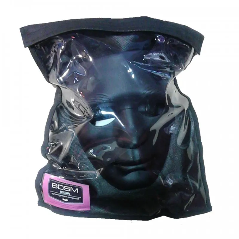 Фото  Чёрная маска на всё лицо