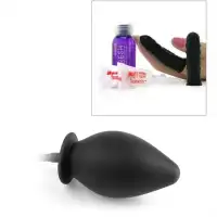 Изображение PipeDream, США Анальная пробка расширяющаяся AFC Inflatable Silicone Plug Black
