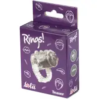 Изображение Lola Toys, Россия Насадка на язык для оральных ласк Rings Teaser Transparent