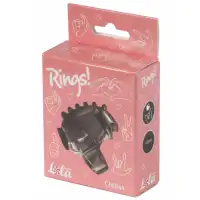 Изображение Lola Toys, Россия Насадка на палец с вибрацией Rings Chillax черная