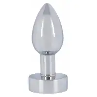 Изображение Orion, Германия Металлическая анальная пробка с вибрацией Heavy Metal Butt Plug