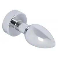 Изображение Orion, Германия Металлическая анальная пробка с вибрацией Heavy Metal Butt Plug
