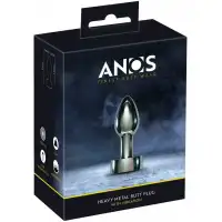 Изображение Orion, Германия Металлическая анальная пробка с вибрацией Heavy Metal Butt Plug