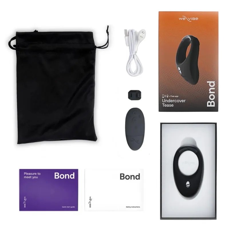 Фото We-Vibe, Канада Эрекционное кольцо-вибратор для ношения с дистанционным управлением We-Vibe Bond