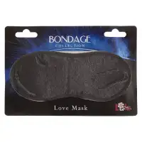Фото KISSEXPO Черная маска на глаза Love Mask Bondage
