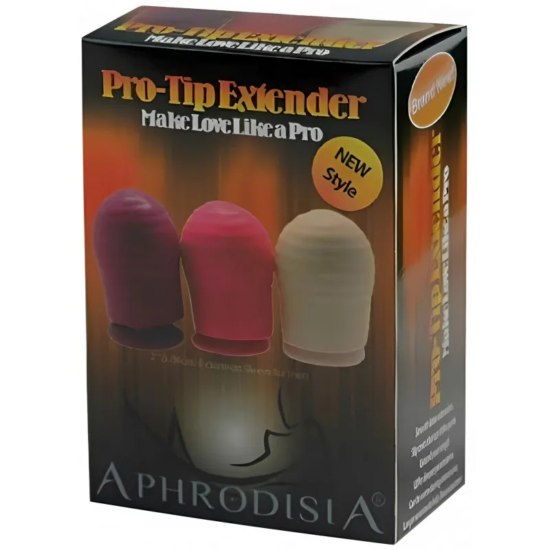 Фото  Удлиняющая насадка из латекса Pro-​Tip Extender розовая