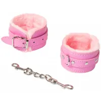Фото Lola Toys, Россия Розовые наручники с металлической цепью Party Hard Calm Pink