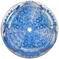 Изображение FLESHLIGHT Прозрачный мастурбатор Голубой Лед Fleshlight Turbo Core