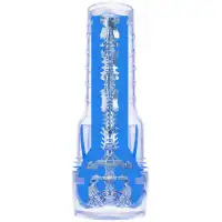 Изображение FLESHLIGHT Прозрачный мастурбатор Голубой Лед Fleshlight Turbo Core