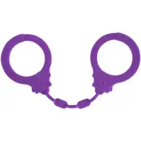 Фото  Силиконовые наручники Party Hard Suppression Purple